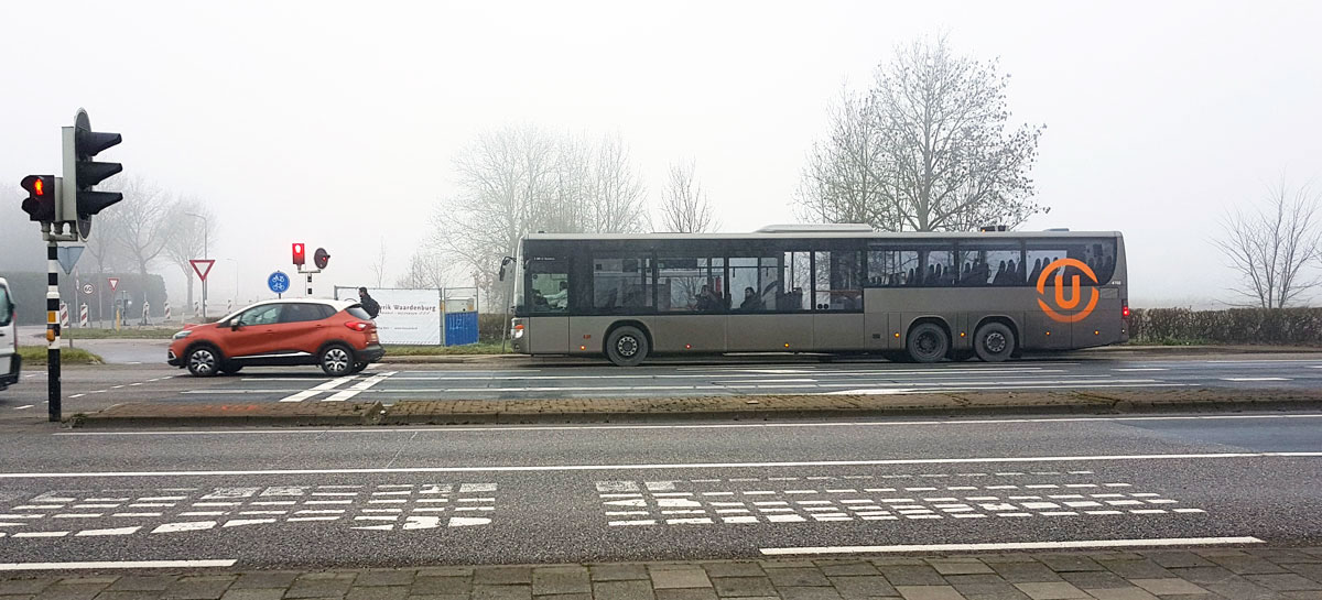 Intens eiland Rusteloos DRU-neutraal', U-link-bussen in Utrecht