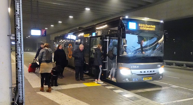 Intens eiland Rusteloos DRU-neutraal', U-link-bussen in Utrecht